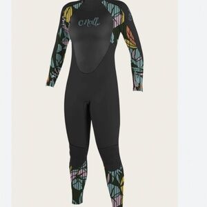 🌊 O’Neill Epic 4/3mm Back Zip Full Wetsuit – Girl’s Size 12 🖤💦